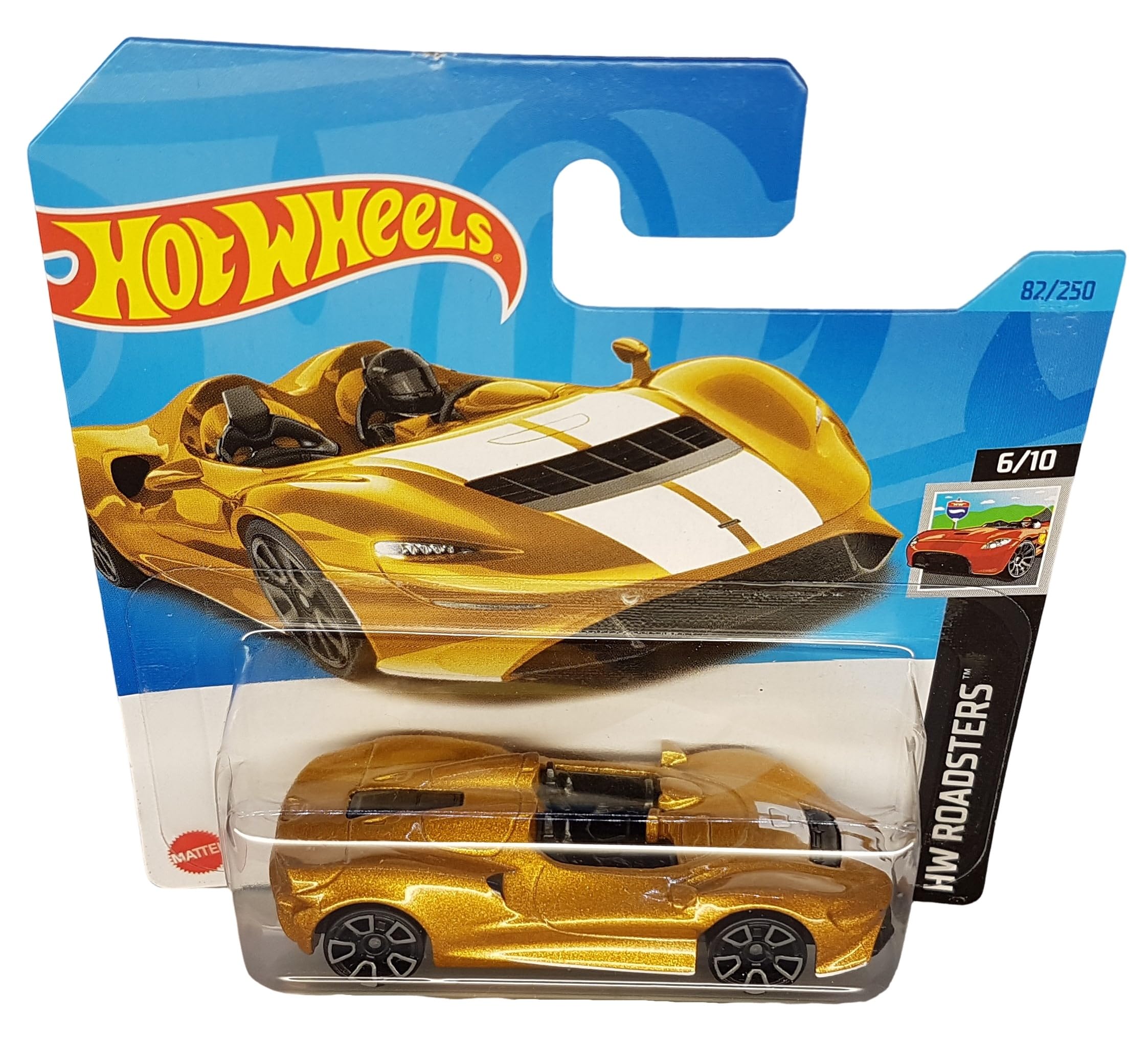 Hot Wheels - McLaren Elva - HW Roadsters 6/10 - HKH40 - Short Card